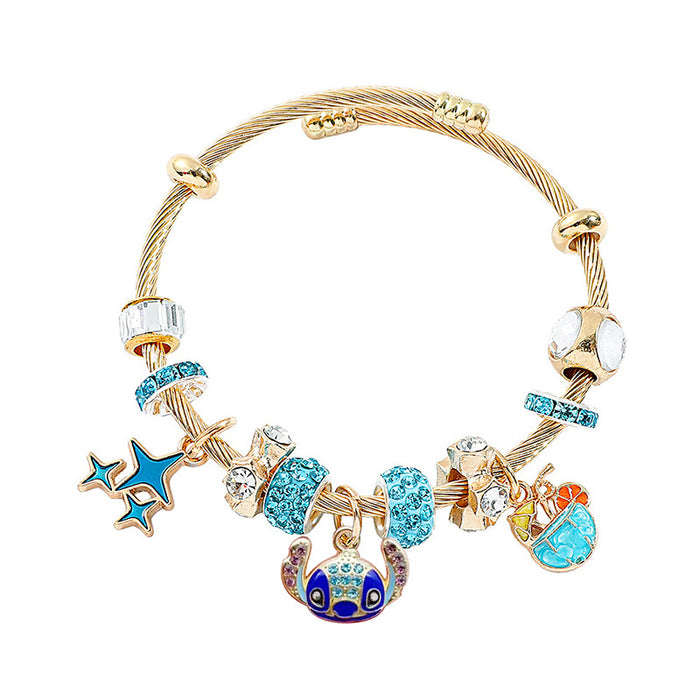 Wholesale Stainless Steel Beaded Bangle Bracelet Jewelry Accessory Boutique Resale Gift MOQ≥2