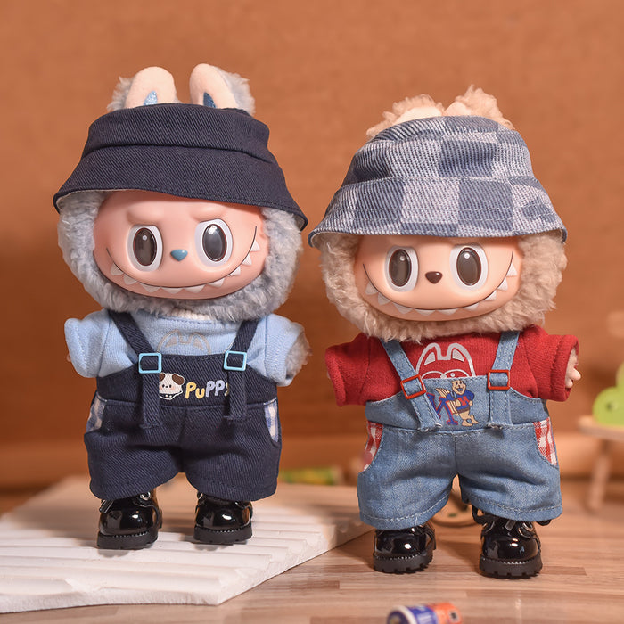 Wholesale Clothes suit Vinyl Face Rab Cloth Doll Clothes Change