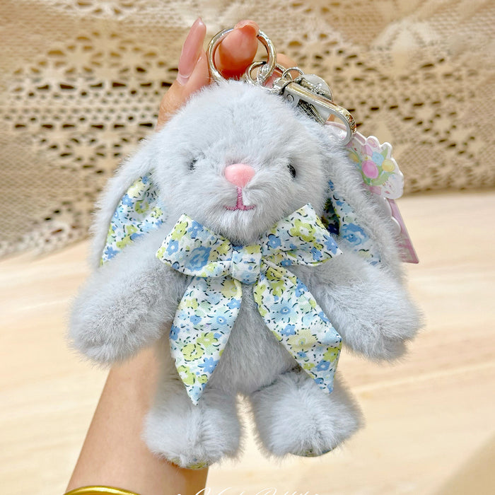 Wholesale 15cm butterfly tie plush keychain pendant