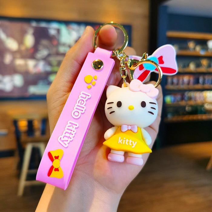 Wholesale Cartoon Doll Silicone Keychain JDC-KC-Tingm238