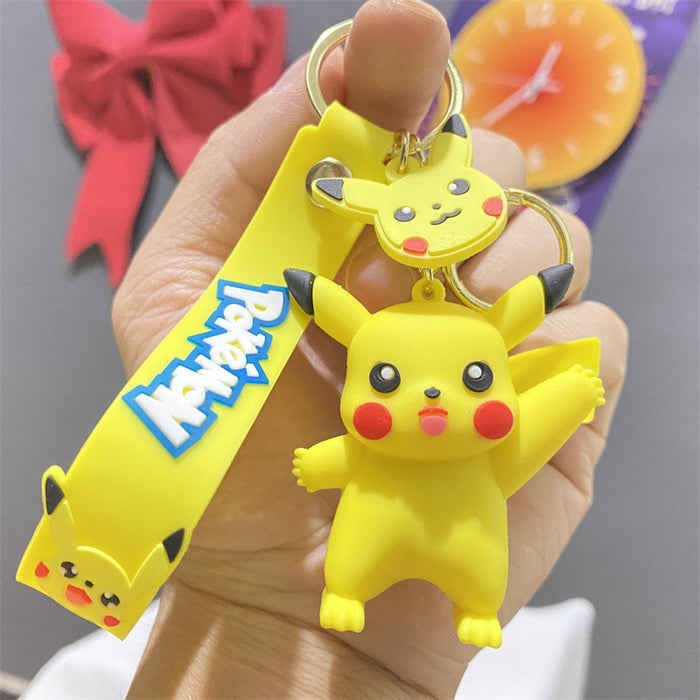 Wholesale PVC Cartoon Doll Keychain JDC-KC-WuYi221