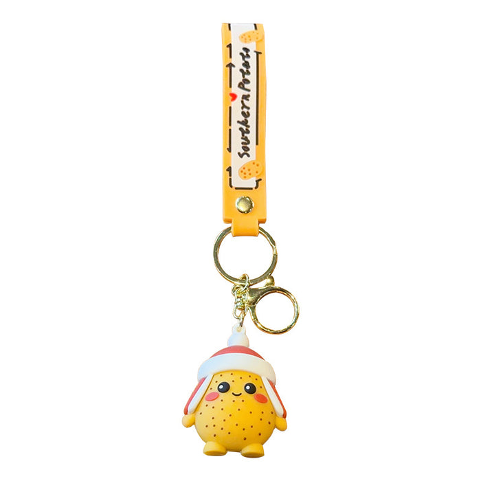 Wholesale Cartoon Small Potato PVC Keychain JDC-KC-JinG003