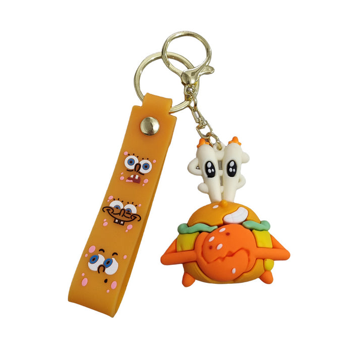 Wholesale Cartoon Silicone Doll Keychain JDC-KC-ZhuoRan024