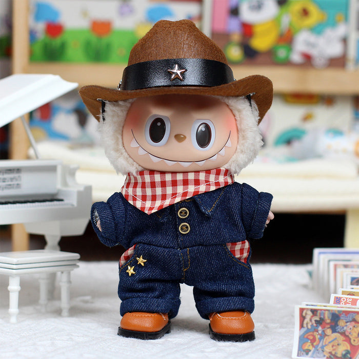 Wholesale 3pcs Doll Western Cowboy Bodysuit