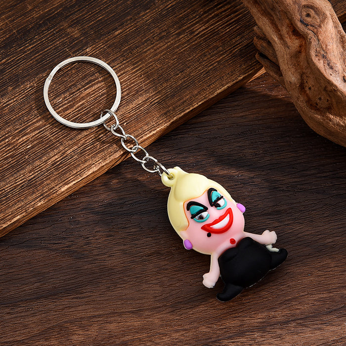 Wholesale  keychain trick-or-treating ghost pumpkin keychain  pendant chain skull ghost key chain