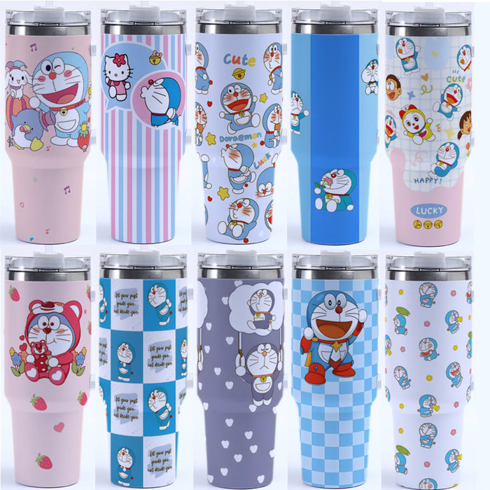 Wholesale Cartoon Pattern 3D Printing 40oz Car ice bullies cup Thermos Cup