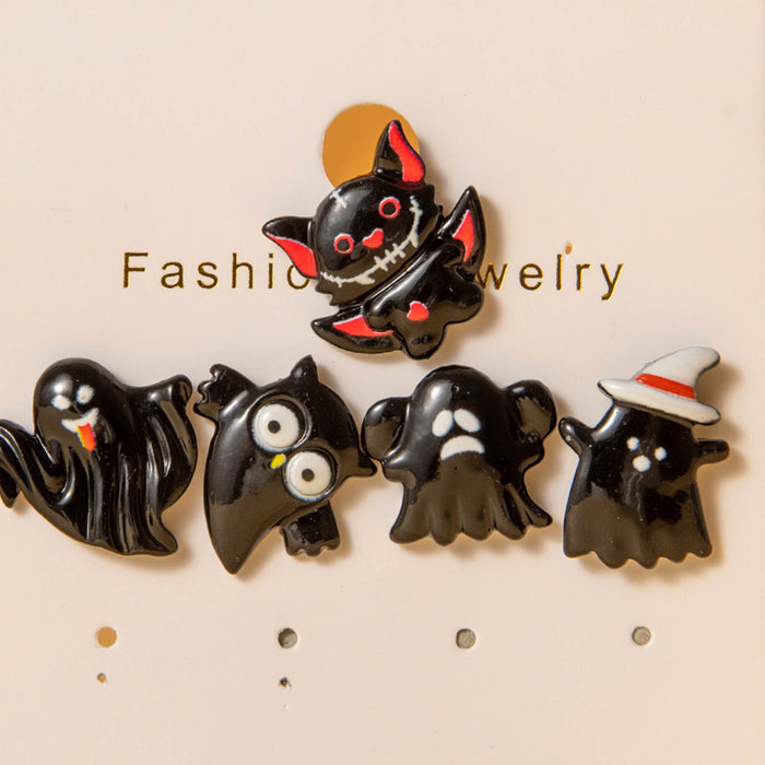 Wholesale Cross-border Cartoon Fun Owl Ghost Earrings Diablo Personalized Bat Earrings MOQ≥2