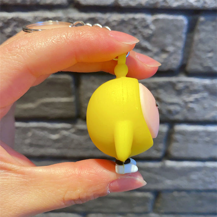 Wholesale Keychains silicone doll cute car bag ornaments