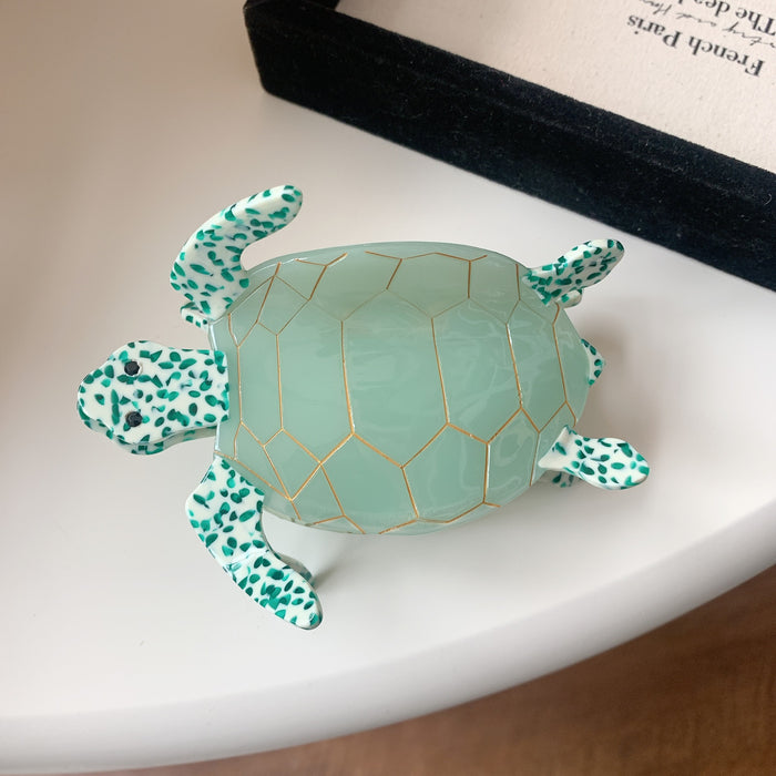 Wholesale Ocean Series Turtle Acetic Acid Grab Hair Clip Tail Clip Niche High-end Touched Hair Accessories Hairpin Shark Clip Women