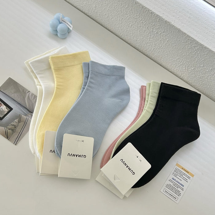 Wholesale Socks made of pure cotton, thin cut, breathable, elastic and boneless