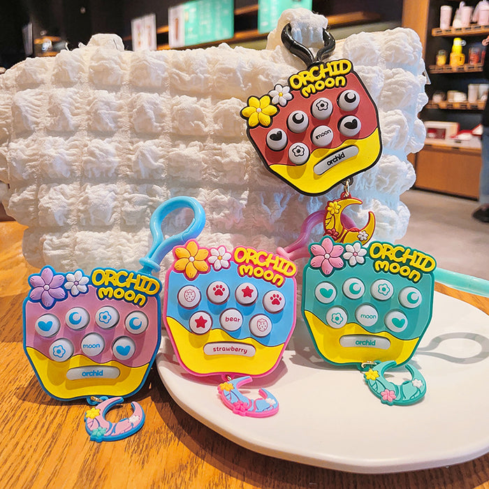 Descompresión portuaria Handheld Cherry Blossom Gopher Machine Keychain JDC-KC-SHUOT012