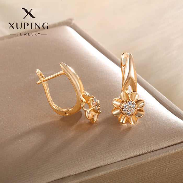 Wholesale Personalized Earrings Exaggerated Earrings Women's Zircon Earrings JDC-ES-XP006