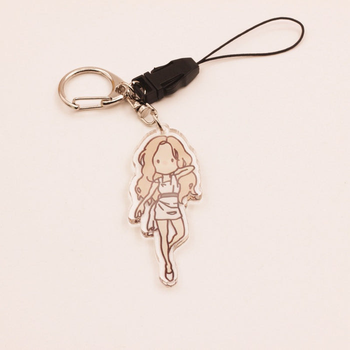 Wholesale Cartoon Acrylic Keychain JDC-KC-HanTian026