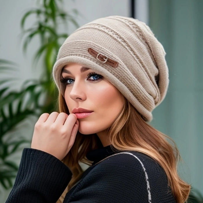 Wholesale Autumn and Winter Knitted Plush Hats for Women JDC-HT-PX011