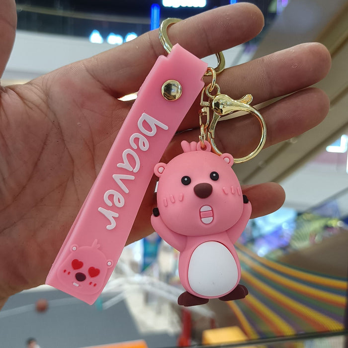 Wholesale PVC Cartoon Doll Keychain JDC-KC-KuangK002