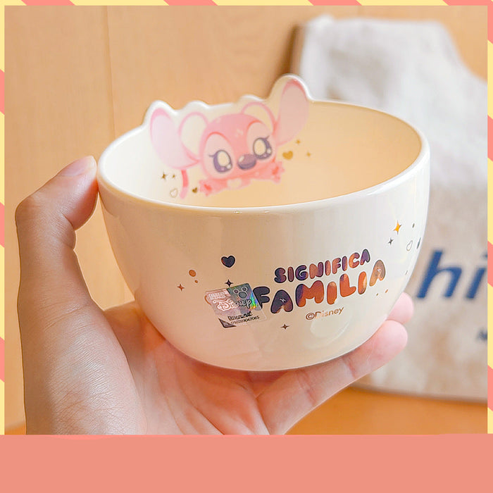 Wholesale Cartoon Pattern Single-Serving Ceramic Bowl and Plate Tableware Set