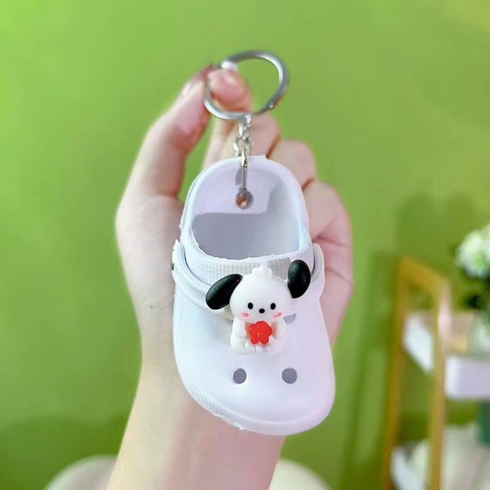 Wholesale of Mini Hole Shoes PVC Keychains (S) JDC-KC-LuoYan001