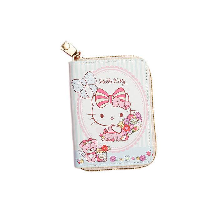 Wholesale Cute Cartoon Mini Zipper Short Wallet for Female Students