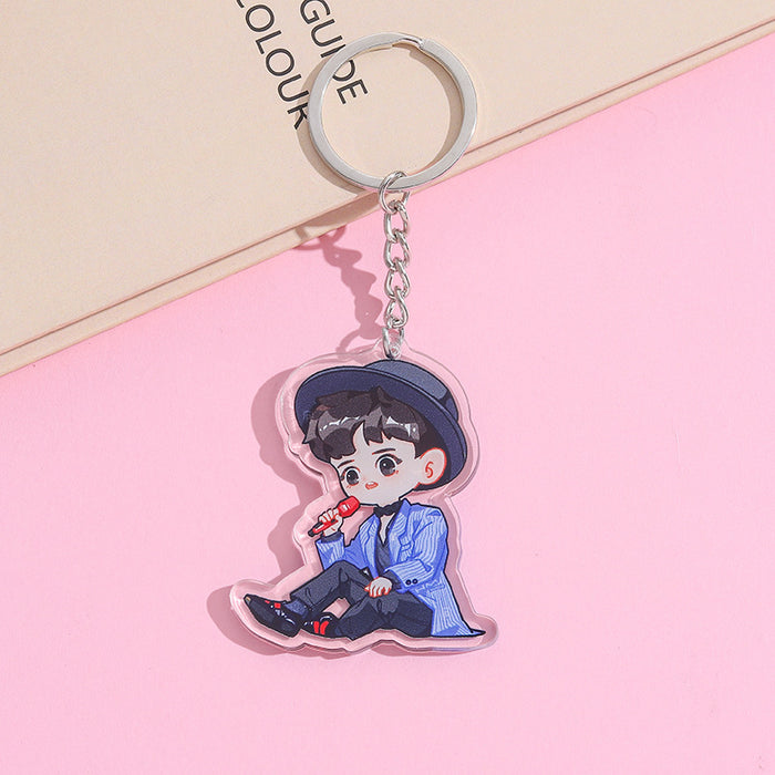 Wholesale Cartoon Cute Acrylic Keychain JDC-KC-AnDao011