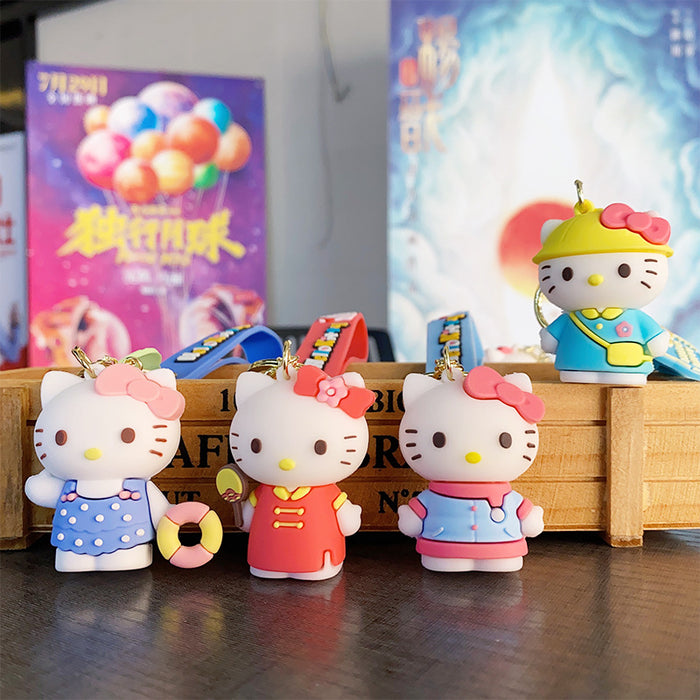 Wholesale PVC Cartoon Doll Keychain JDC-KC-NLu012