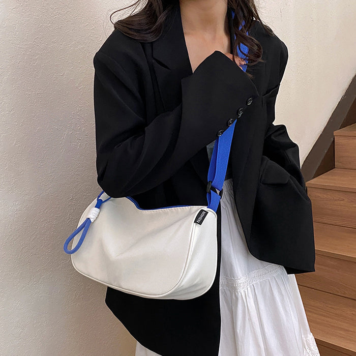 Wholesale Nylon Crossbody Bag with Contrast Color Street Fashion Design