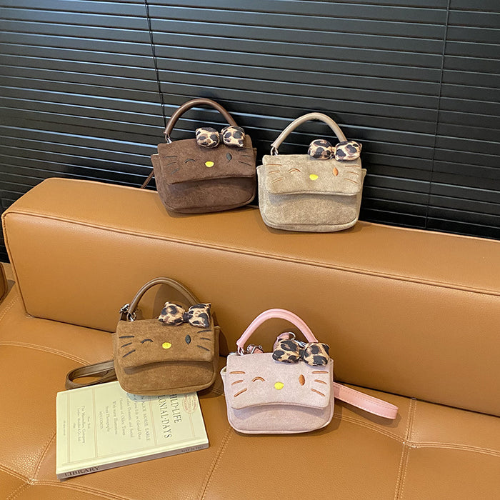 Wholesale Autumn and winter small handbag,  cute cartoon vintage single-shoulder crossbody bag