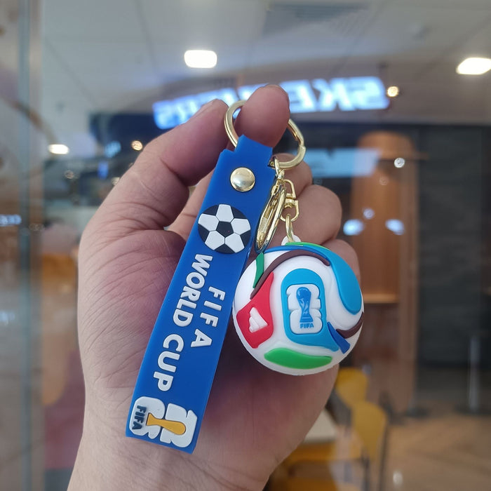 Wholesale Football-Themed Cartoon Car Keychain