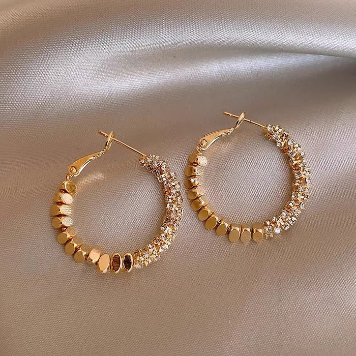 Wholesale Circle Alloy Earrings JDC-ES-PangD004