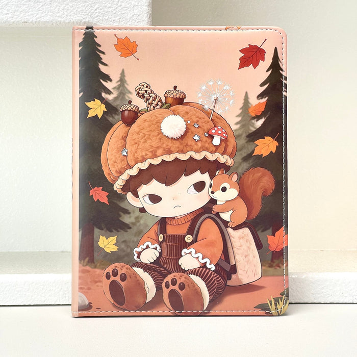 Wholesale Stylish Faux Leather A5 Notebook Printed Diary with Full-Color Pages