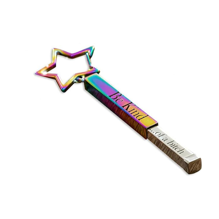 Wholesale Stainless steel telescopic keychain electroplated stainless steel telescopic engraved keychain