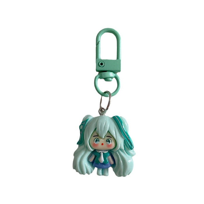 Wholesale Cute cartoon keychain pendant backpack hanging accessory with accessories