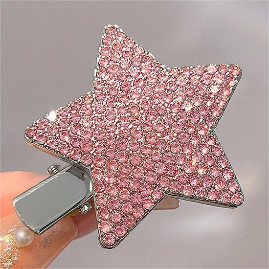 Wholesale Cute Colorful Five-pointed Star Dopamine Hair Clips JDC-HC-Shuy002