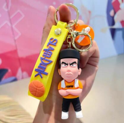 Wholesale Cartoon Doll Silicone Keychain JDC-KC-HongSheng009