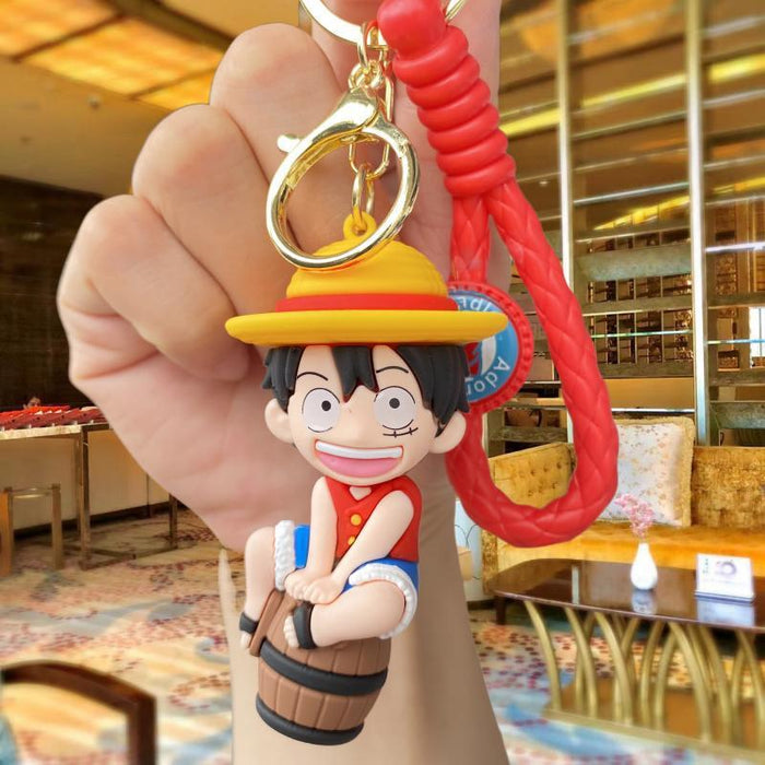 Wholesale Silicone Cartoon Doll Keychain JDC-KC-MingT230