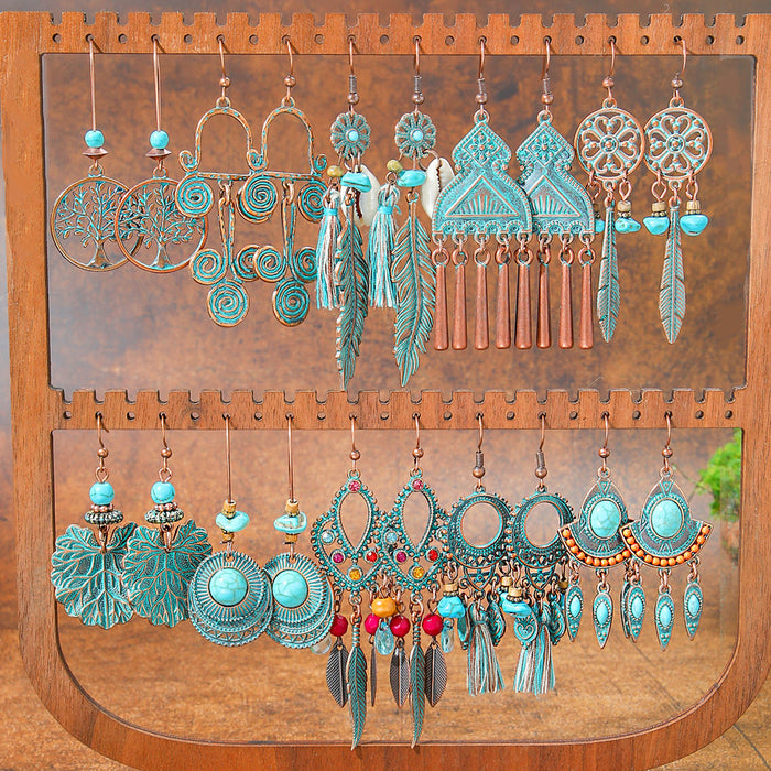Wholesale Bohemian Tassel Earrings Zinc Alloy Jewelry Accessory MOQ≥2