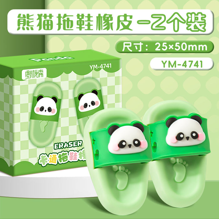 Wholesale Creative Cartoon Animal Erasers - Slippers & Dinosaur Design