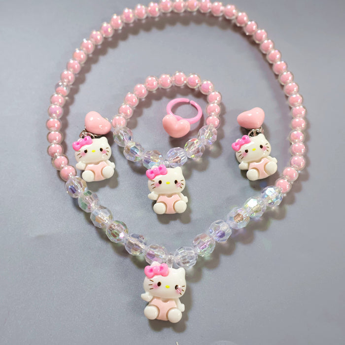 Wholesale Sweet Children Princess Jewelry Beaded Necklace