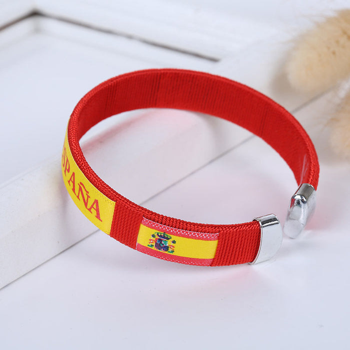 Wholesale World Cup Themed Bracelet Fan Souvenir Cheering Gift