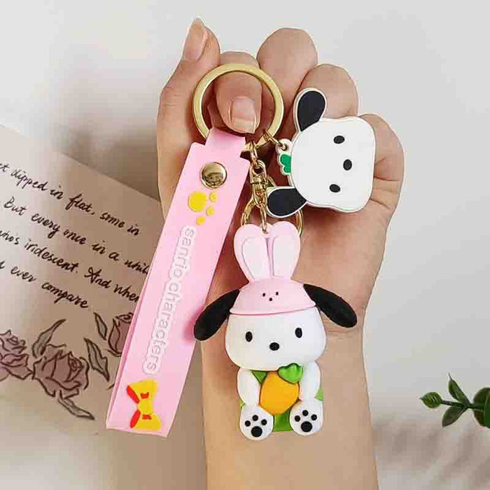 Wholesale Cartoon Silicone Doll Keychain JDC-KC-HaoXi023