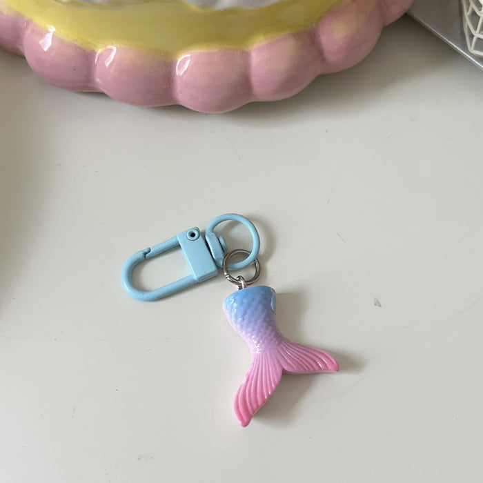 Wholesale Cute 3D Starfish Keychain Cartoon Bag Charm Gift Summer Accessory
