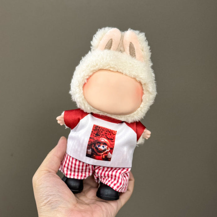 Wholesale Only clothes are suitable for 17cm blind box pendant plush doll clothes