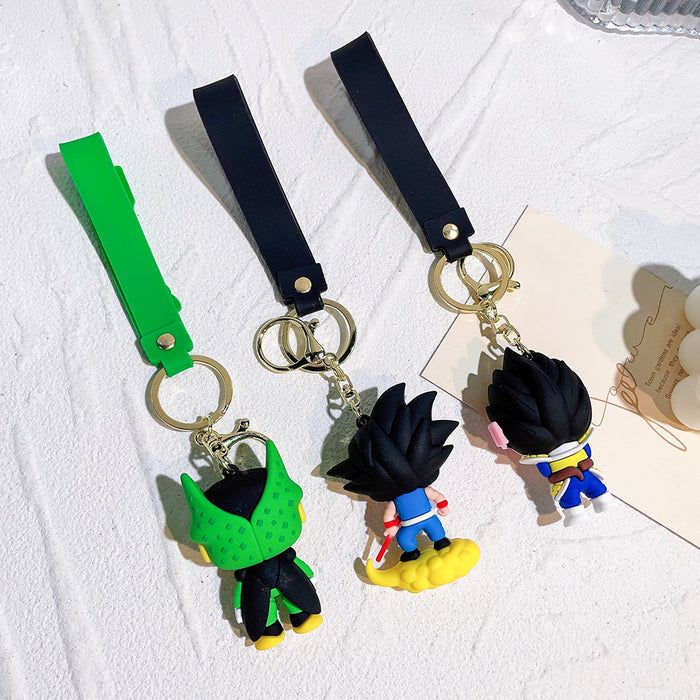 Wholesale Cartoon Silicone Doll Keychain JDC-KC-QiChao037