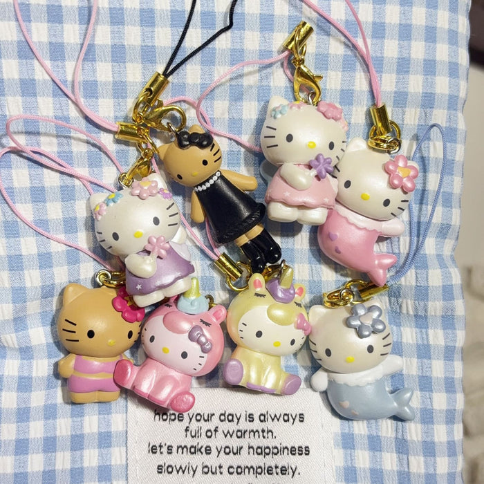 Wholesale Mermaid Black Cat Keychain