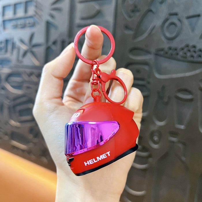 Wholesale Helmet Keychain 3D Motorcycle Helmet Pendant