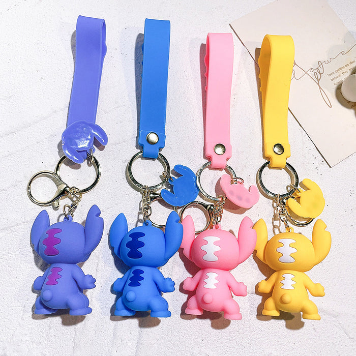 Wholesale Cartoon Silicone Doll Keychain JDC-KC-QiChao007