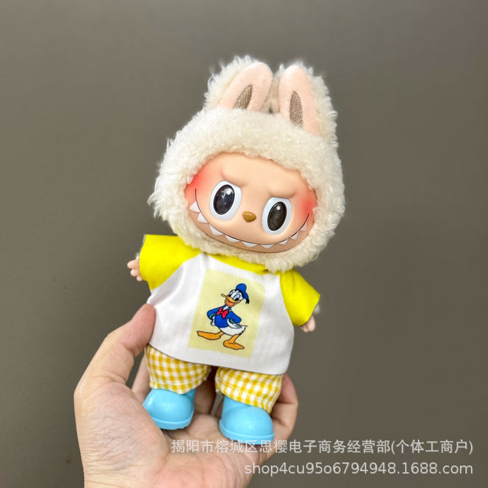 Wholesale 17cm Cartoon Doll Clothes Set