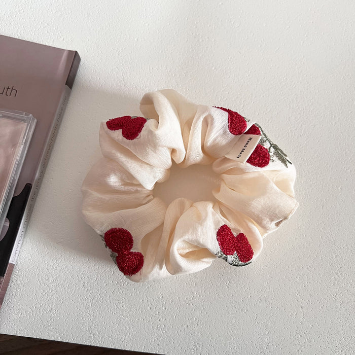 Wholesale New Embroidered Lace Square Scarf Hair Hoop Head Rope Ball Head Hair Accessories