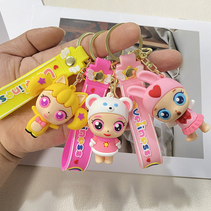 Wholesale Wonderful pendant wholesale couple backpack doll hanging accessories keychain doll accessories keychain