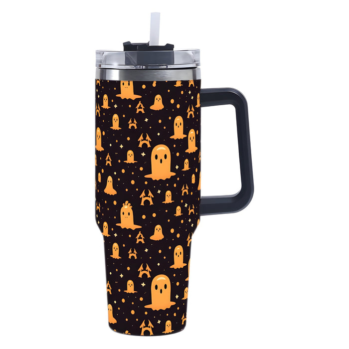 Wholesale Seasonal 3D Printed Handle Stainless Steel Tumbler 40oz Decorative Resale Accessory MOQ≥2