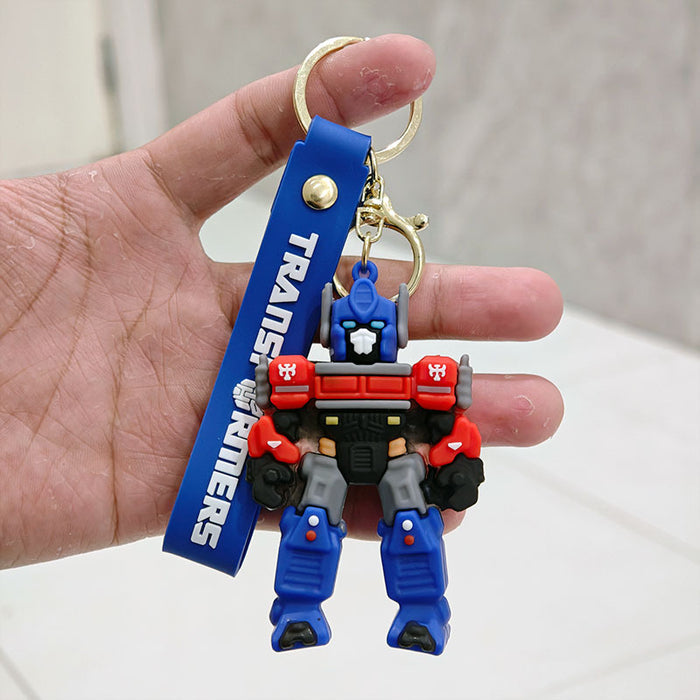 Wholesale Silicone Cartoon Keychain for Boys Bag Charm Car Key Accessory Birthday Gift